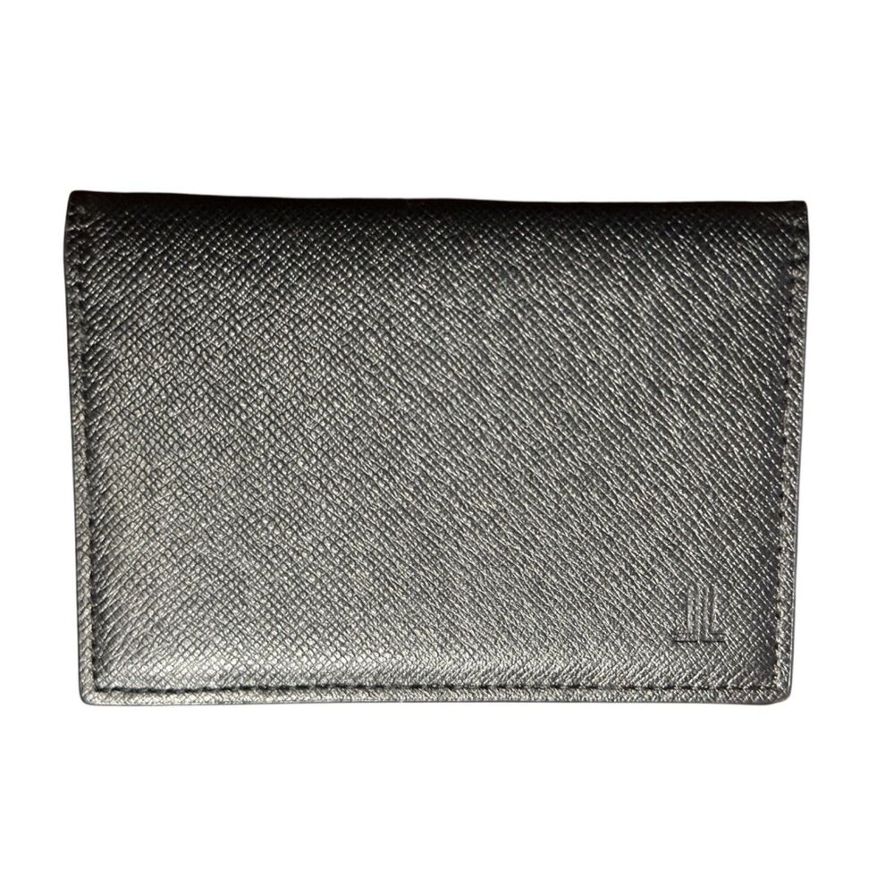 Vintage Lanvin Paris Leather Bifold Passcase Wallet - Brown / Burgundy